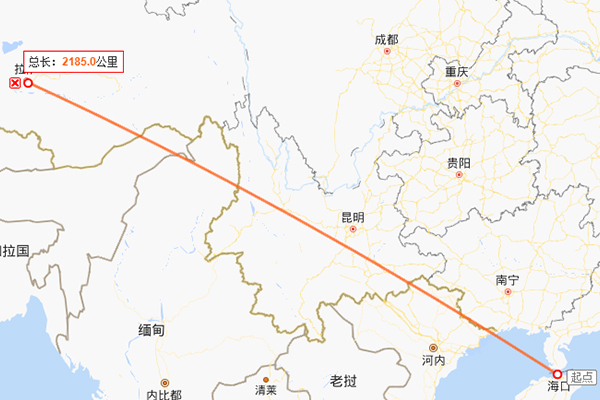 ?？诘嚼_直線距離